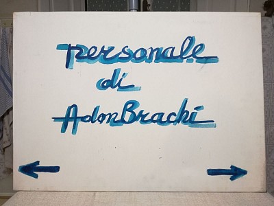Cartello personale di Adon Brachi