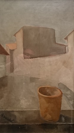 Vaso sul davanzale - Olio su tavola 35x45