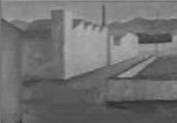 Fabbrica - Olio su tela     esposto nel 1953