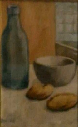 Natura morta - Olio su tavola 22x35