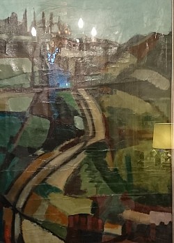Paesaggio toscano - Olio su tela