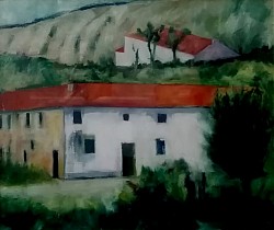 Paesaggio toscano - 60x50 olio su tela