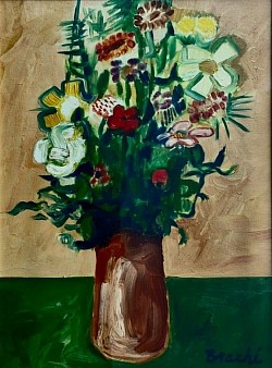 Fiori multicolori - 30x40 olio su tela